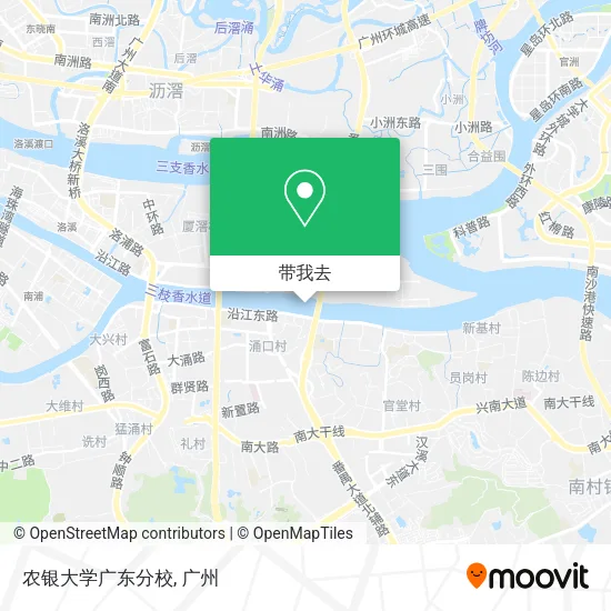农银大学广东分校地图