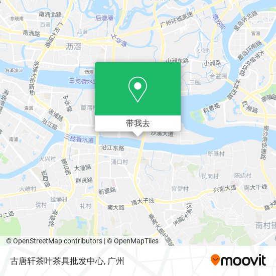 古唐轩茶叶茶具批发中心地图