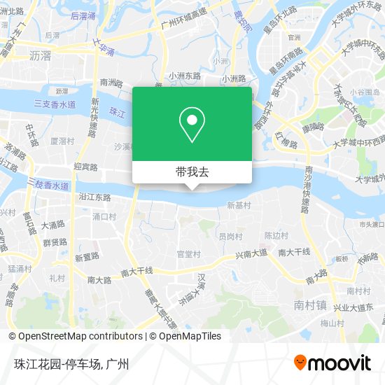 珠江花园-停车场地图