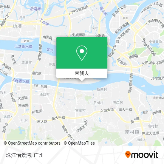珠江怡景湾地图