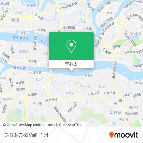 珠江花园-翠韵阁地图