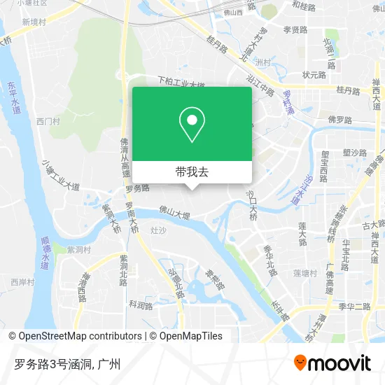 罗务路3号涵洞地图