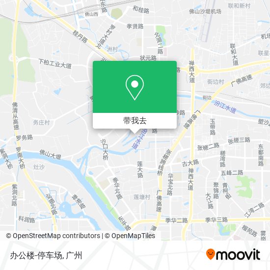 办公楼-停车场地图