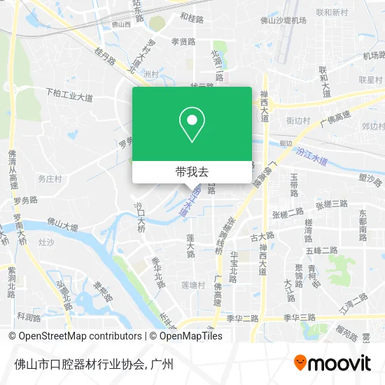 佛山市口腔器材行业协会地图