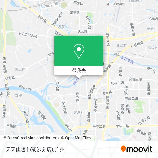 天天佳超市(朗沙分店)地图
