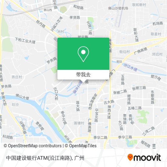 中国建设银行ATM(沿江南路)地图