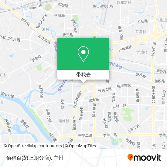 佰得百货(上朗分店)地图