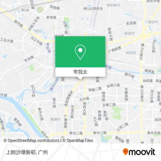 上朗沙塘新邨地图