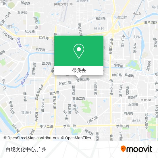 白坭文化中心地图