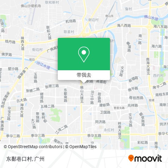 东鄱巷口村地图