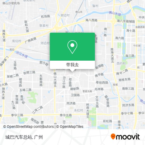 城巴汽车总站地图