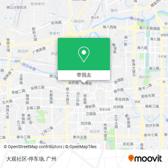大观社区-停车场地图