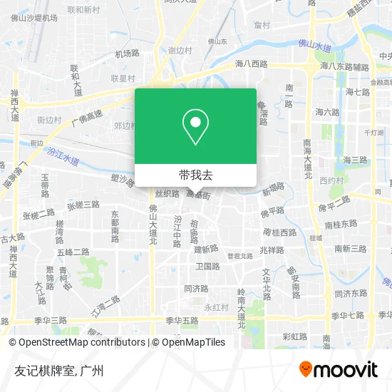 友记棋牌室地图
