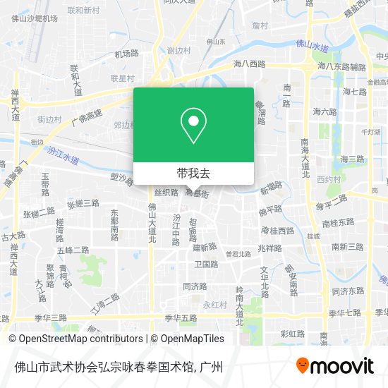 佛山市武术协会弘宗咏春拳国术馆地图