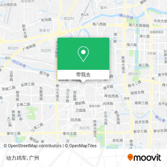 动力鸡车地图