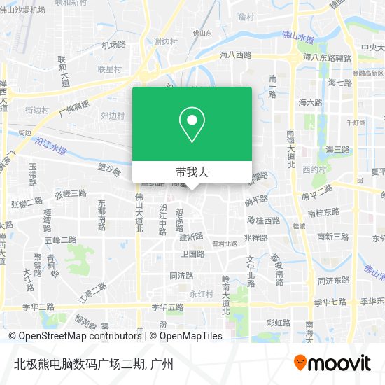 北极熊电脑数码广场二期地图