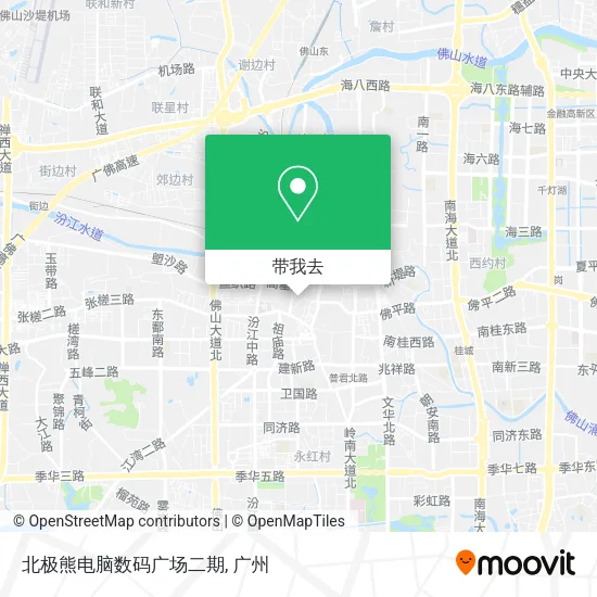 北极熊电脑数码广场二期地图