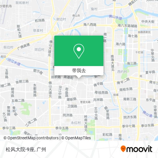 松风大院-9座地图