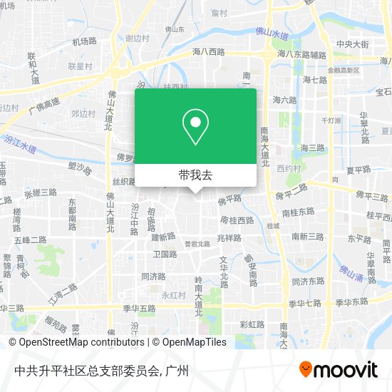 中共升平社区总支部委员会地图