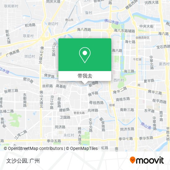 文沙公园地图
