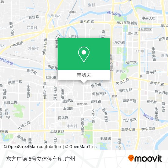 东方广场-5号立体停车库地图