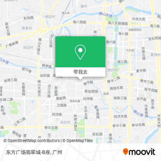 东方广场翡翠城-B座地图