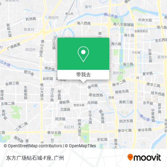 东方广场钻石城-F座地图