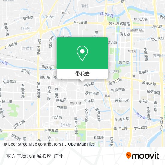 东方广场水晶城-D座地图