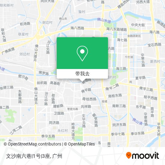 文沙南六巷|1号|3座地图
