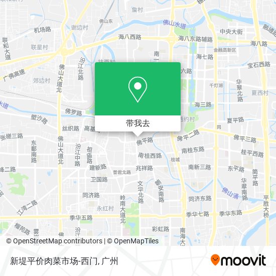 新堤平价肉菜市场-西门地图