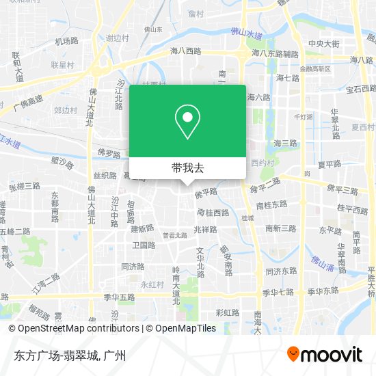 东方广场-翡翠城地图