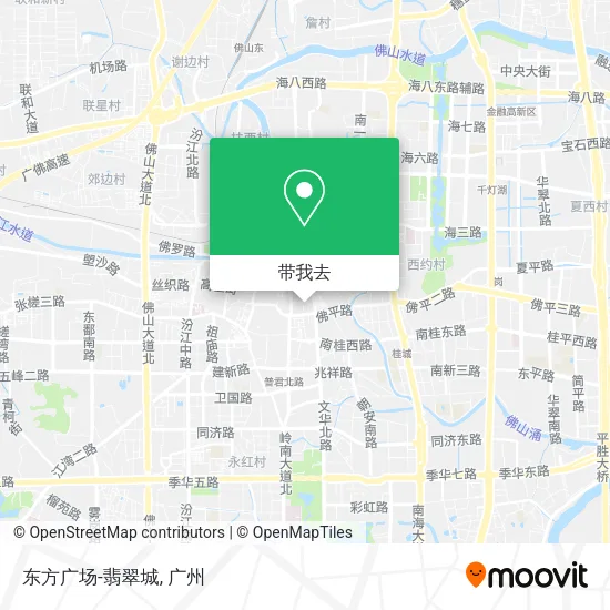 东方广场-翡翠城地图