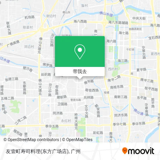 友壹町寿司料理(东方广场店)地图