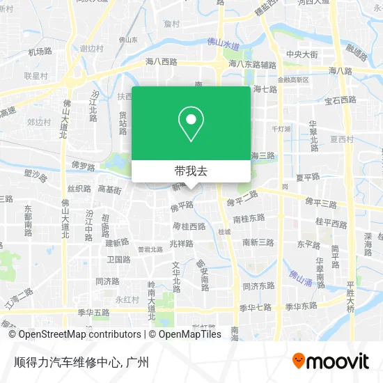 顺得力汽车维修中心地图
