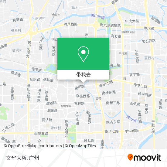 文华大桥地图