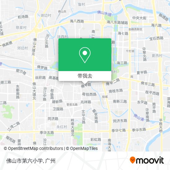 佛山市第六小学地图