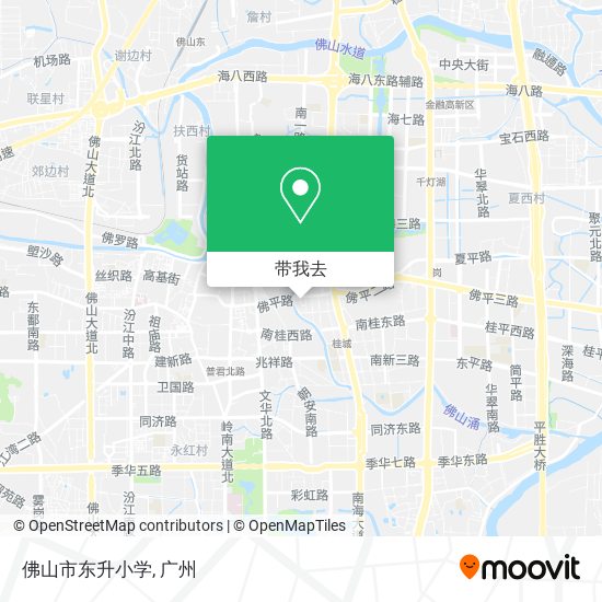 佛山市东升小学地图