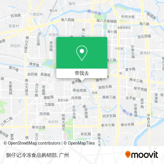 捌仔记冷冻食品购销部地图