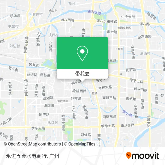 永进五金水电商行地图