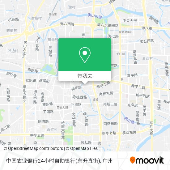 中国农业银行24小时自助银行(东升直街)地图