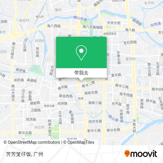 芳芳笼仔饭地图