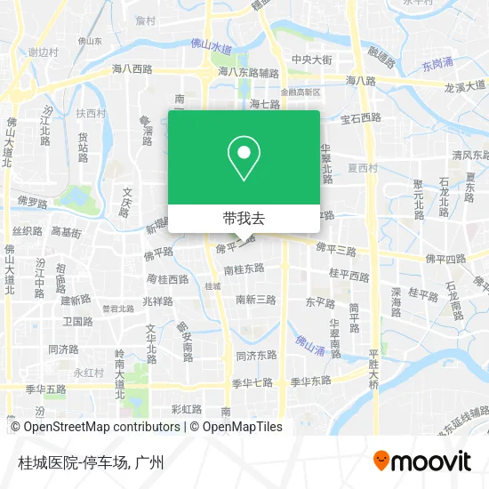 桂城医院-停车场地图