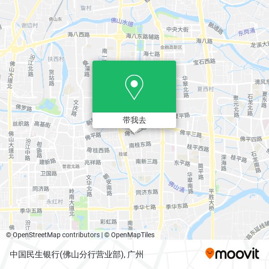 中国民生银行(佛山分行营业部)地图