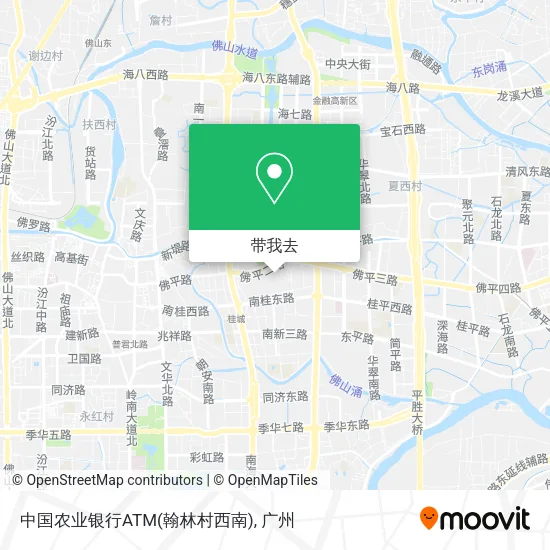 中国农业银行ATM(翰林村西南)地图