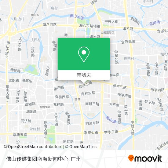 佛山传媒集团南海新闻中心地图