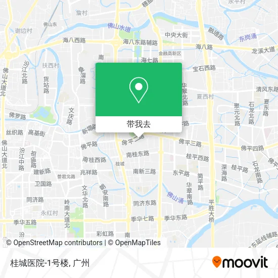 桂城医院-1号楼地图