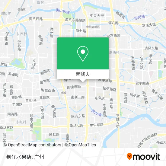 钊仔水果店地图