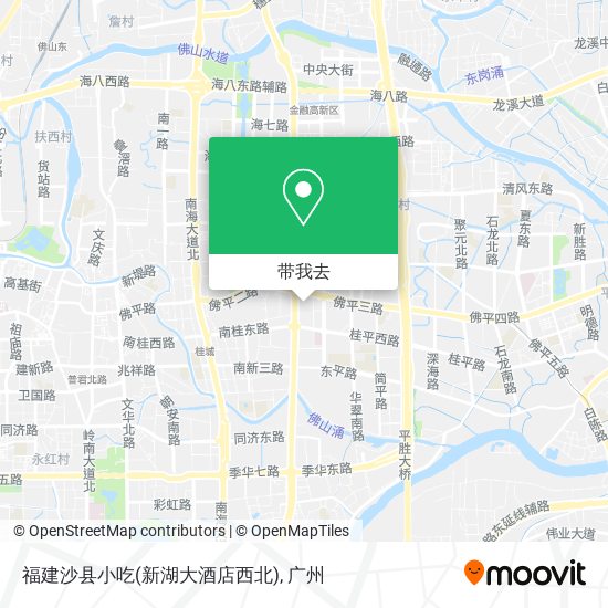 福建沙县小吃(新湖大酒店西北)地图