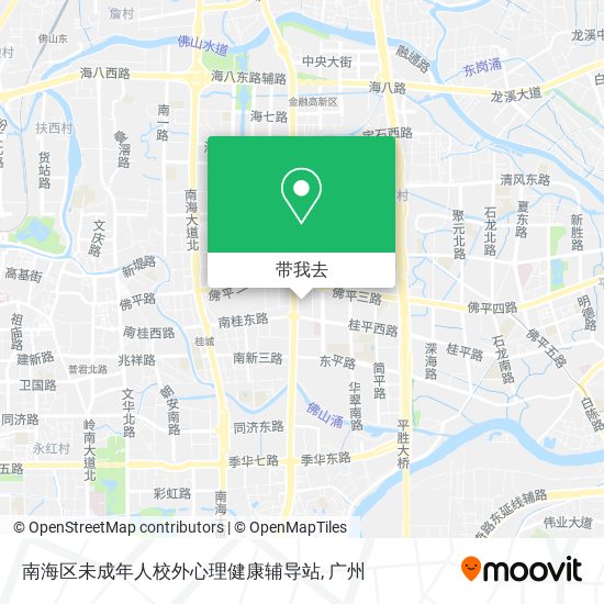 南海区未成年人校外心理健康辅导站地图