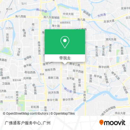 广佛通客户服务中心地图